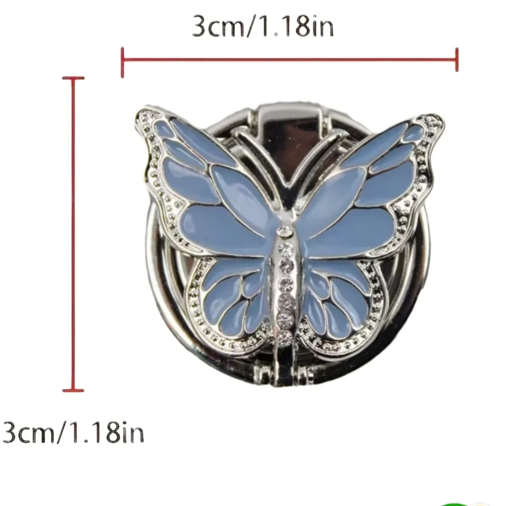 Butterfly Phone Ring Grip 360 Degree Rotating Plating Finger Holder Kickstand‎